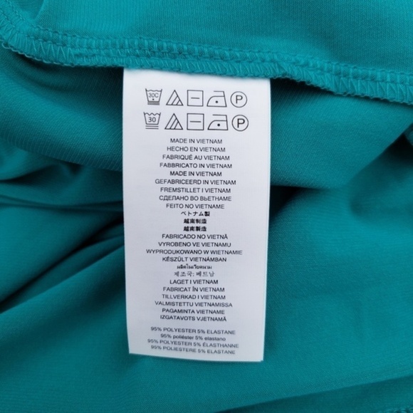 Michael Kors Short Sleeves Shift Dress Green sz M - Picture 4 of 5